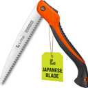 GROWIT Folding Camping saw 11 Inch - Heavy Duty Pruning Saw with Triple-Cut SK5 Blade, 7 TPI Razor Teeth for Tree Trimming, Wood Cutting, Camping, Bushcraft, and Gardening