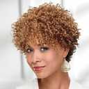 Especially Yours Felicity Wig Natural Short Wig with Trendy Corkscrew Curls, Bouncy Layers/Runway Shades of Black, Brown and Gray