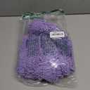 Soft Chenille Toilet Lid Cover 19.5L x 18.5W Machine Washable Toilet Seat Cover Adjustable Rubber Backing Fits Most Round Elongated and Oblong Lids 