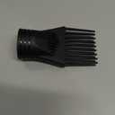 Black Universal Hair Dryer Comb Nozzle Salon Hair Dryer Blow Comb Attachment Hair Styling Nozzle Tool Salon Tool Hair Combs for Straightening Detangling Fine Curly Natural Hair Styling Tools