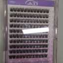 GAQQI Lash Clusters, Eyelash Clusters 120PCS C Curl Individual Lashes, Wispy Cluster Eyelash Extension 10-16mm Mixed Length, Natural Looking Cluster Lashes GQ03, C Curl, 10-16mm)