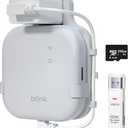 256GB Micro SD Card & Outlet Wall Mount for Blink Sync Module XR with Short Cable, SD Card for Local Video Storage with Reader, Save Space, Mount Bracket for Blink Outdoor Indoor Security System