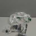 4 Pack - 6 inch Black Hidden L Shelf Bracket (1/5 Inch Thicked) Iron Floating Shelf Brackets Rustic Industrial Metal Brackets for Shelf Support