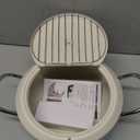 ZOOFOX Deep Fryer Pot with Thermometer, Japanese Frying Pot with Lid and Oil Drain Rack, Non-stick Tempura Fryer Pan for Kitchen French Fries, Chicken, Seafood