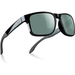 B.N.U.S Italy Made Classic Sunglasses for Men and Women Corning Real Glass Lenses with Polarized Option