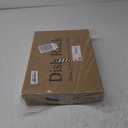 Dish Drying Rack - Small Dish Rack for Kitchen Counter, Stainless Steel Dish Drainer with Utensil Holder and Drainboard (Black)