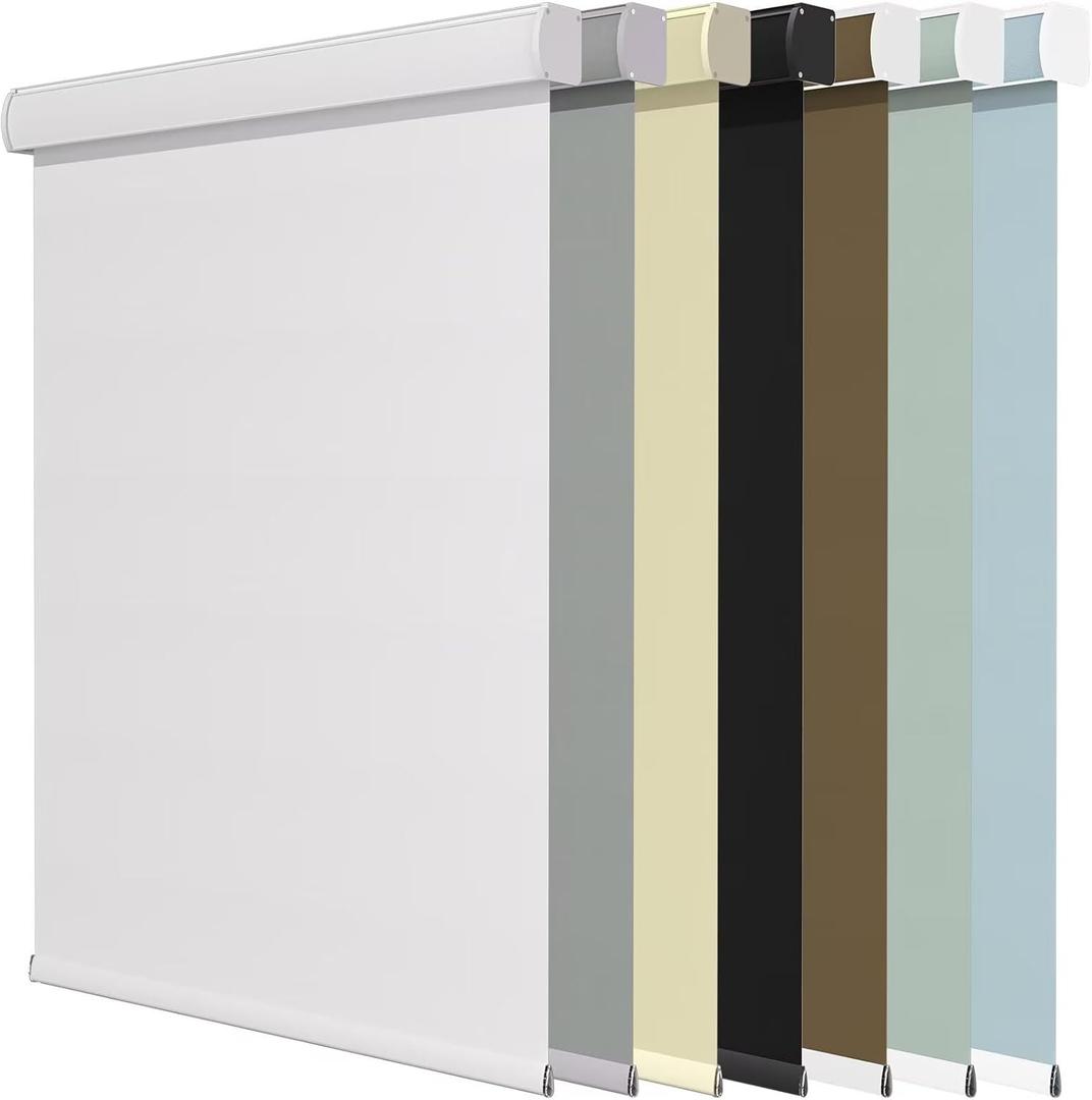 MYshade Custom Size Blinds Blackout Shades for Indoor Windows, Cordless Roller Shades Fabric Room Darkening Inside Outside Mount Customized Blinds 

size: 30"W x 72"H
