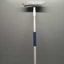 Unger Outdoor Window Scrubber and Squeegee Kit with 5ft Telescopic Pole, 12"