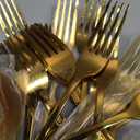 60-Pcs Gold Silverware Set - Stainless Steel Flatware Cutlery Set Service for 20, Mirror Polished Gold Flatware Set Include Forks Spoons Knives for Home, Wedding, Restaurant, Dishwasher Safe