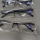 Gaoye 3.5 Executive Style Reading Glasses Men - Durable Readers with Blue Light Filtering- Comfortable Fit with TR90 Frames