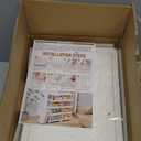 Clear Storage Bins with Lids - 4 Tier Plastic Bins with Wheels, Stackable Storage Bin, Closet Organizers Box for Bedroom, Living Room, 23 QT Folding Box with Magnetic door, White, 23QT-4Pack&1Lid