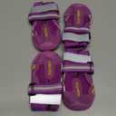 QUMY Dog Shoes for Large Dogs, Medium Dog Boots & Paw Protectors for Winter Snowy Day, Summer Hot Pavement, Water-Resistant in Rainy Weather, Outdoor Walking, Indoor Hardfloors Skid-Resistant Sole (Size 1: 1.8''x2.3''(W*L) (Pack of 4))