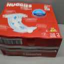 Huggies Size 2 Diapers, Little Snugglers Baby Diapers, Size 2 (12-18 lbs), 148 Count
