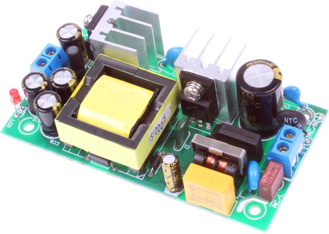 NOYITO AC to DC Precision Buck Power Supply Module AC 120V 100V-264V to 12V 2A 2000mA Isolated Step Down DC Module (12V 2A) Green