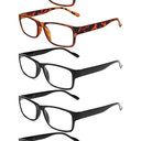 Gaoye Professional Reading Glasses for All Day - Computer Readers with Blue Light Protection - Value Pack +3.0