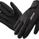 1.5MM Surf Snorkeling Float Swimming Neoprene Skid-Proof Wetsuit Diving Gloves (Small, black)
