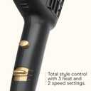 INFINITIPRO BY CONAIR 3-in-1 Styling Hair Dryer, 1875W Hair Dryer and 3 Attachments