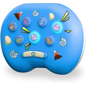 Handheld Whack A Game Animals Light Up Puzzle Whack Mole Game Sensory Fidget Toys Party Favor for Kids Boys & Girls 6-12