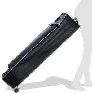 Eurmax USA Heavy Duty Wheeled Roller Bag Pop up Canopy Tent Universal Rolling Storage Bag for 10x10 Canopy Instant Tent (Dark Grey)