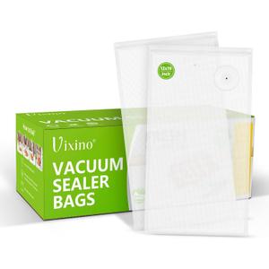 Vacuum Sealer Bags, 30 Reusable Vacuum Sealer Bags for Food, BPA-Free, Meal Prep and Sous Vide Cooking,Works for Handheld Sealer and Vac Sealer Machine with External Vacuum Systems (30 X-Large(12*19 IN) Bags)