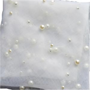 Wedding Pearls Beaded Bridal Wraps Top Woman Boleros Wedding Saten Party Long Shawls Wedding Accessories for Bride(Color 16)