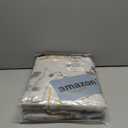 H.VERSAILTEX Linen Blackout Curtains 84 Inches Long Thermal Insulated Room Darkening Linen Curtains for Bedroom Textured Burlap Grommet Window Curtains for Living Room, 2 Panels, Grey and Yellow