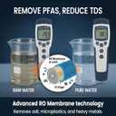 Purewell® K8680 RO Water Purifier System,10-Stage RV Portable Water Filtration Survival with UV,Desalination Rate Reaches 95%,Survival Gear Purification for Drinking,Team Camping，Travel