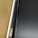 LED Compact Gun Shelf with Hidden Storage, Solid Wood & Pine Material Floating Wall Mount Gun Rack with Automatic Induction Windmill Lock,Concealed Furniture for Secure Storage (Black)