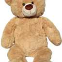 Wagner·Stofftiere Giant XXL Teddy Bear 100 cm Large in Light Brown Plush Bear Cuddly Bear