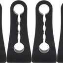 Sound Damper Door Lock Buffer for Nissan Qashqai X-Trail Tiida Juke Note Rogue NV200 Murano Rattling Stop Soundproof Screaks Deaf Seal Deadener Deadening (Black)