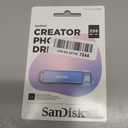 SANDISK 256GB Creator Phone Drive - for iPhone, iPad, Laptop & Mac - Includes USB Type-C and Lightning Connectors - Automatic Backup, 3 Months of Adobe Lightroom Included - SDIXD0N-256G-GN6TP