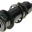 KAISH Stereo Copper Guitar Bass 1/4" Barrel Jack Cylinder Input Output Jacks with 4 Pins Stereo or Mono Jack Black Nickel