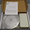 10 Inch LED Multicolor Inground Pool Light Stainless Steel Housing, 50ft Cord, RGB Controller for Wet Niche