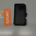 TUTUKII for iPhone 16 Pro Case with Belt Clip Holster, AntiShock, AntiSlip, Compatible with MagSafe, 3Layer Drop Protection, Heavy Duty Magnetic Phone Case Cover for 16 Pro, 6.3", Black