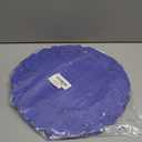 MCEAST 100 Pack Round Blue Paper Doilies 13.5 Inches Lace Place Mats Rustic Scallop Doily Disposable Paper Table Pads for Food Cakes Crafts Party Weddings Tableware Decor