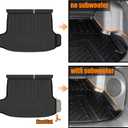 Auxko All Weather Floor Mats Cargo Mat for 2026 2025 Acura ADX TPE Liners Accessories Guard Odorless Anti-Slip Floor Liners & Trunk Liner for 2026 2025 Acura ADX