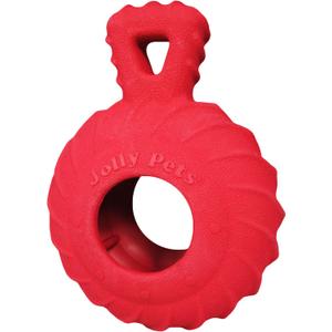 Jolly Pets 4.5"" Jolly Tuff Treader, Red, JTR22