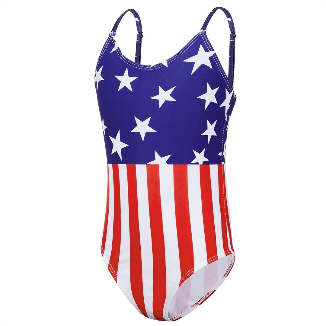 Zando Girls Bathing Suit - Cute Toddler Swimsuit Girl Adjustable One Piece Swimwear for Summer Beach Wear, size 6-7 Years