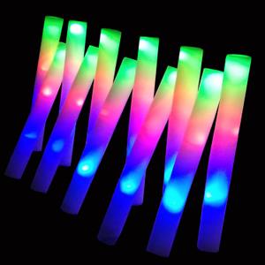 Foam Glow Sticks Bulk 100 Pack,3 Modes Flashing LED Light Sticks Glow in The Dark Party Supplies Light Up Toys for Parties Wedding Birthday Concert Christmas Halloween Foam Glow Sticks Bulk 100 Pack,3 Modes Flashing LED Light Sticks Glow in The Dark Party Supplies Light Up Toys for Parties Wedding Birthday Concert Christmas Halloween