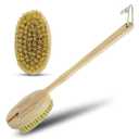 Bernard Jensen Natural Bristle Body Brush - 1 Brush for Dry Brushing, Exfoliation & Skin Care