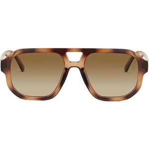 livho Trendy Polarized Square Aviator Sunglasses Women Men Square Eyewear Frame, Retro Sun Glasses for Women Men 2025 Shades