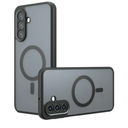 Compatible with Samsung Galaxy M36 5G Case Cover,Compatible with MagSafe,Compatible with Samsung SM-M36B/DS Galaxy M36 5G Built-in Magnetic Anti-Shock Cell Phone Case Black