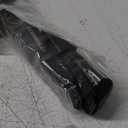 Strongest Home Door Stopper, Heavy Duty Door Stop Wedge Made of Premium Quality Zinc and Rubber Suits Any Door, Any Floor. Plus 2 Self Adhesive Wall Protectors (Black, 2 Pack)