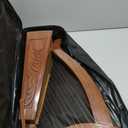 12 Strings Harp Irish Celtic Highland Solid Rosewood Naturl shape Nylon Lever Tuning Key Extra Set included 18" inches tall Roseback