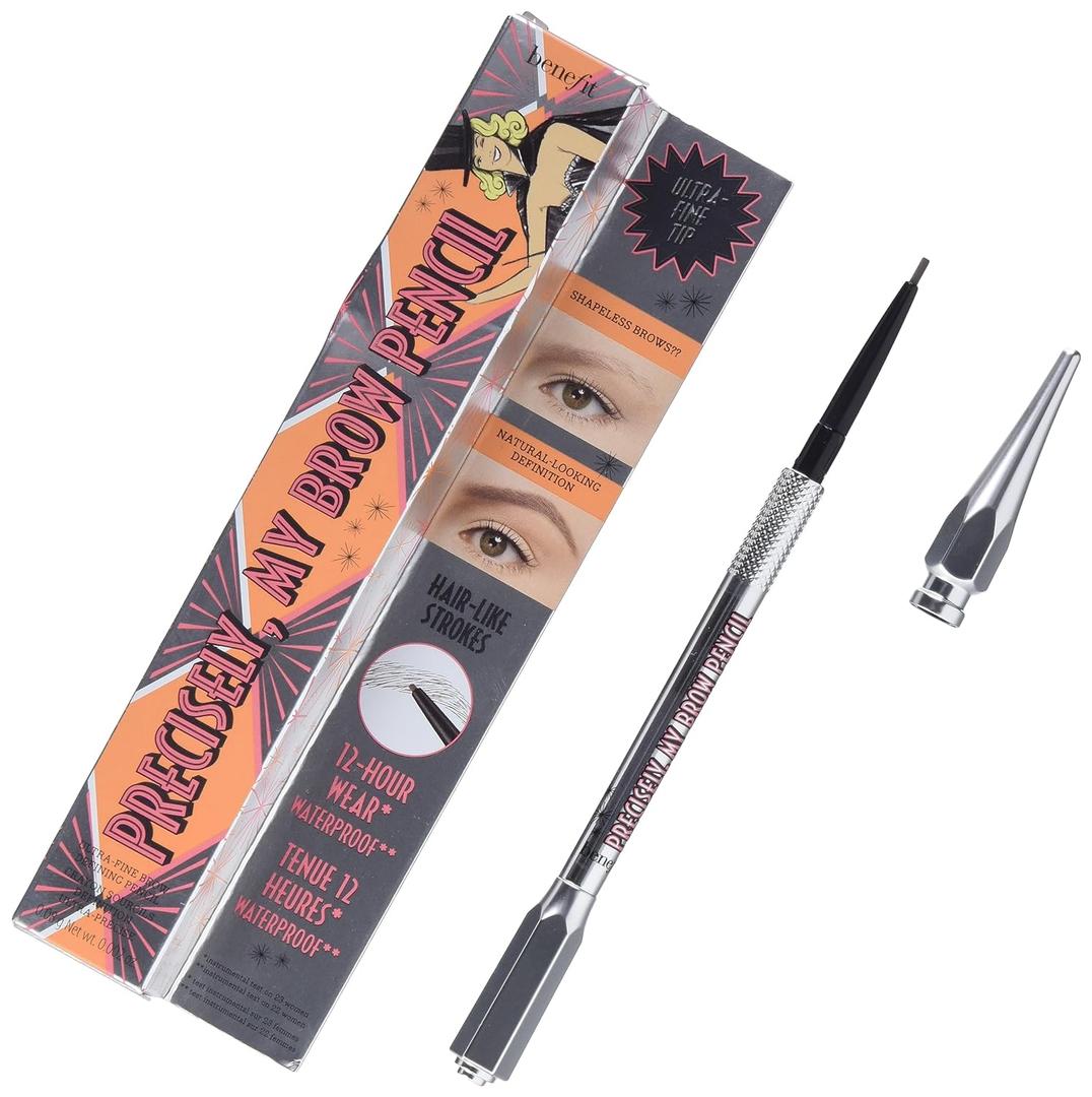 Benefit Precisely My Brow Pencil Ultra-Fine Shape Define, Shade, 3.5 - Neutral medium brown, 1 Count (0.002 Ounce (Pack of 1))
