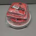 Graduation Decorations 2026, 200 Pcs Class of 2026 Graduation Party Supplies Kit with Paper Plates, Luncheon and Cocktail Napkins, Congrats Grad Decorations for 50 Guests (Red)