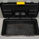 Performance Tool W54012 Heavy Duty Plastic Organizer Tool Box for Workshops and Garages, Black, 12.5-Inch