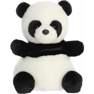 Aurora Adorable Palm Pals Party Sized Bamboo Panda Stuffed Animal - Fun Collectible Plush for Kids and Adult Collectors - Perfect for Decorating Rooms and Birthday Gifts - White 8 Inches