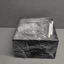 Blosssound 8 Pieces White Acrylic Risers with 8 Signage 2 Markers, 3-10 Inch Cube Nesting Risers Display Stands with Hollow Bottoms for Buffet Table Catering Dessert Food Collectibles Show