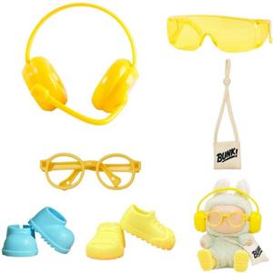 Dolls Clothes and Accessories Suitable for 5.91-6.7inch (15-17cm) Dolls,Dress up Your Doll with Cute and Fashionable Outfits (Yellow)